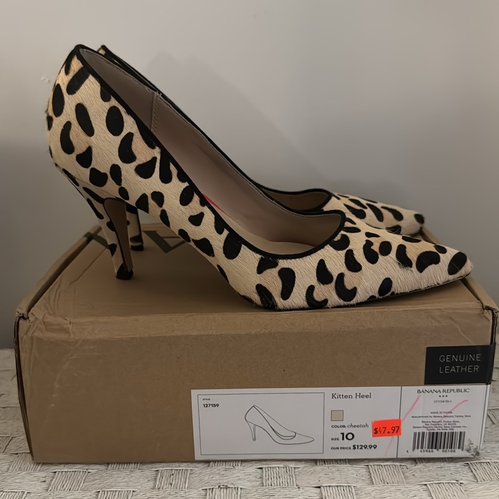 Banana Republic Cheetah Heels